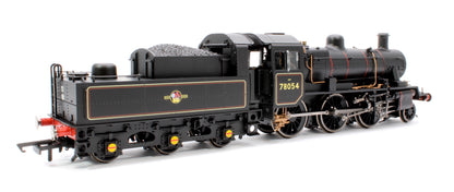 Standard Class 2MT 2-6-0 BR Black Late Crest 78054 Steam Locomotive