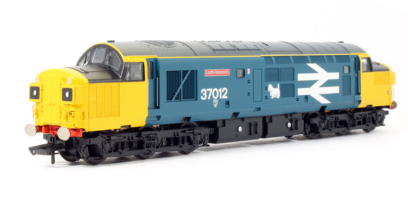 Pre-Owned Class 37/0 37012 'Loch Rannoch' BR Blue Large Logo Diesel Locomotive (DCC Sound)