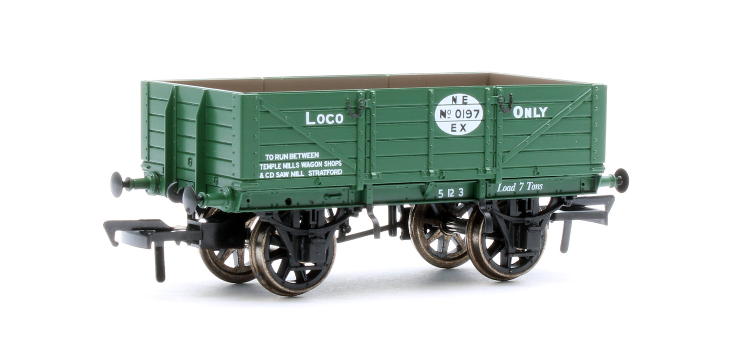 972013 GER Dia.17 5-Plank Open Wagon NE Loco No.O197