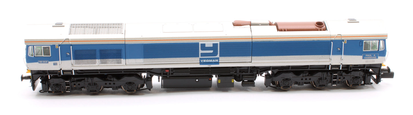 Class 59 59004 Revised Foster Yeoman Paul A Hammond Diesel Locomotive - DCC Ready