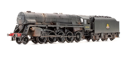Pre-Owned R3756 RailRoad Early BR Class 9F Crosti Boiler '92028' Steam Locomotive - Heavily Weathered - TTS Sound Fitted
