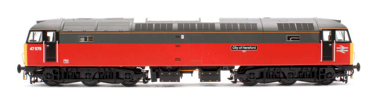 Pre-Owned 47263 Class 47 575 'City of Hereford' Parcels Red/Grey Diesel Locomotive - DCC Sound
