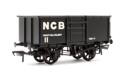 BR 16T Steel Mineral Wagon Top Flap Doors NCB Grey 11 'Cadley Hill Colliery'