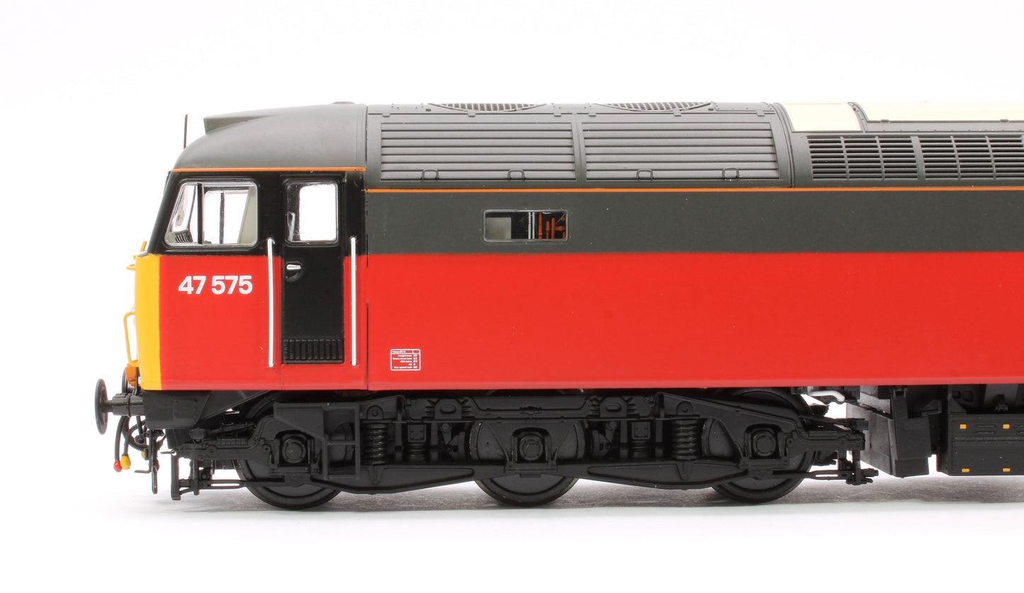 Class 47 575 'City of Hereford' Parcels Red/Grey Diesel Locomotive