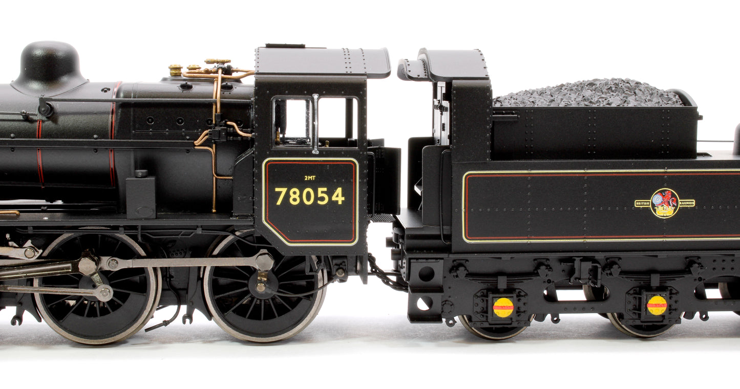 Standard Class 2MT 2-6-0 BR Black Late Crest 78054 Steam Locomotive