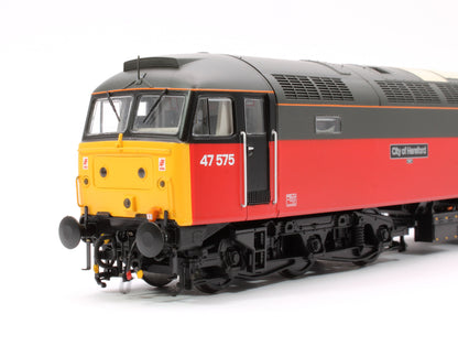 Pre-Owned 47263 Class 47 575 'City of Hereford' Parcels Red/Grey Diesel Locomotive - DCC Sound