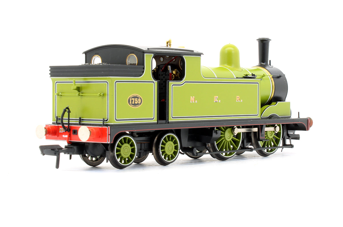 Pre-Owned NER Class O Tank 1759 NER Lined Green Steam Locomotive - Exclusive Edition - DCC Sound