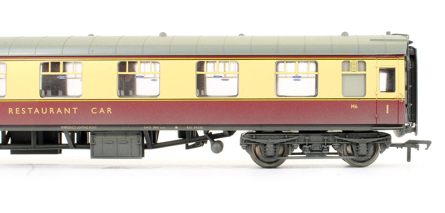 Pre-Owned 39-252C BR MK1 RFO Coach Restaurant First Open Crimson & Cream (Weathered)