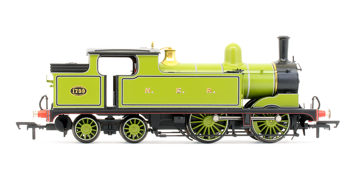 Pre-Owned NER Class O Tank 1759 NER Lined Green Steam Locomotive - Exclusive Edition - DCC Sound