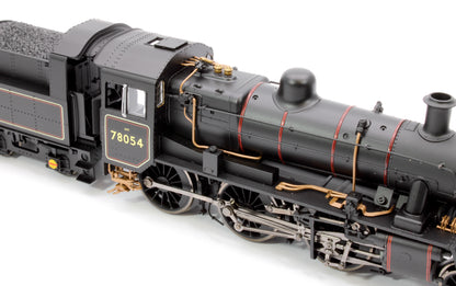 Standard Class 2MT 2-6-0 BR Black Late Crest 78054 Steam Locomotive