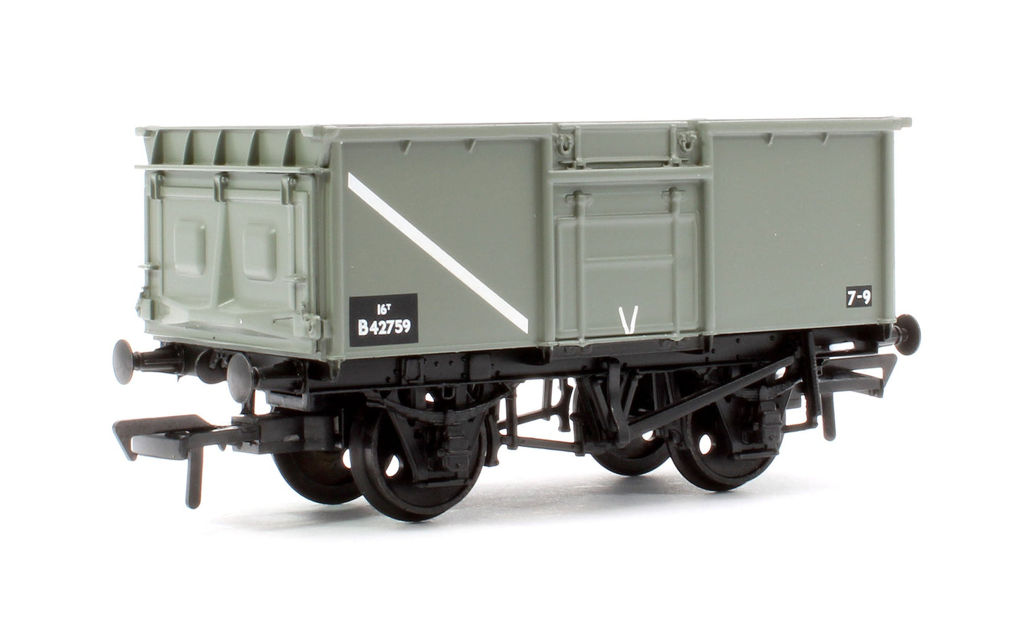 Pre-Owned 37-227C BR 16T Steel Mineral Wagon Top Flap Doors BR Grey (Early) B42759