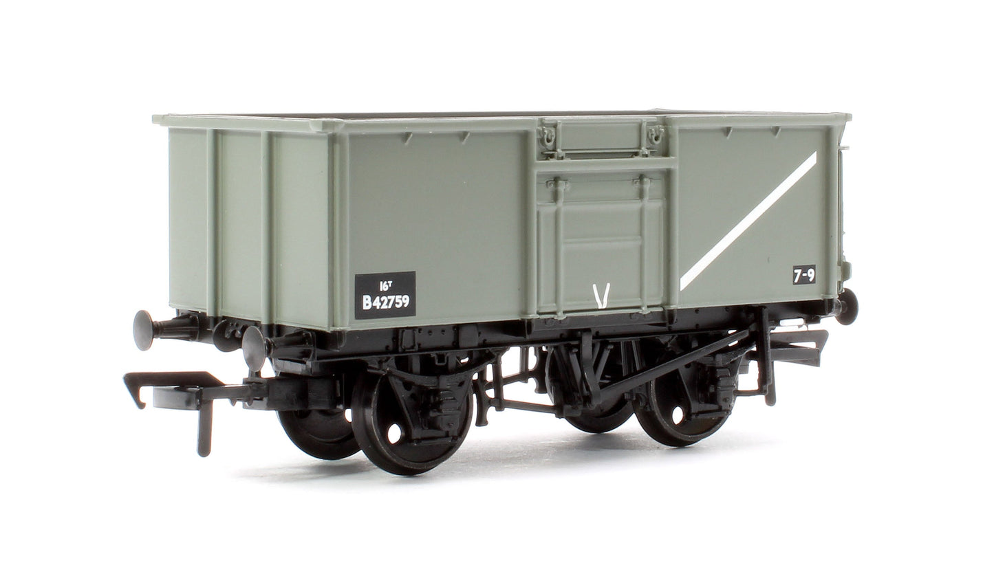 Pre-Owned 37-227C BR 16T Steel Mineral Wagon Top Flap Doors BR Grey (Early) B42759