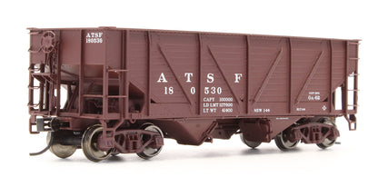 Pre-Owned 932-342301 50t Wood Sheathed War Emergency Hopper ATSF - 3 Pack