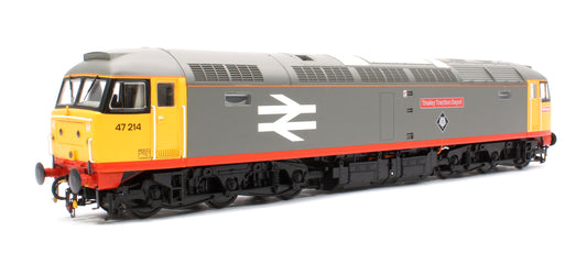 Class 47 214 'Tinsley Traction Depot' Railfreight Grey Diesel Locomotive - DCC Sound