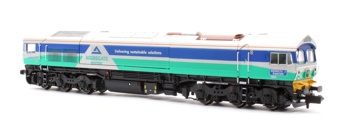 Class 59 59005 Aggregate Industries  Kenneth J Painter Diesel Locomotive