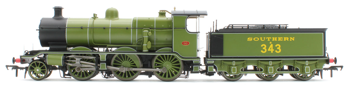 S4102-03 LB&SCR K Class 2-6-0 Southern Maunsell SR Urie Sage Green No.343 Steam Locomotive