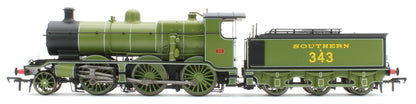 S4102-03 LB&SCR K Class 2-6-0 Southern Maunsell SR Urie Sage Green No.343 Steam Locomotive