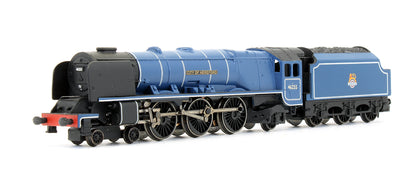 Pre-Owned 372-175 Class 8P 'City Of Hereford' 46255 BR Blue Early Emblem Steam Locomotive