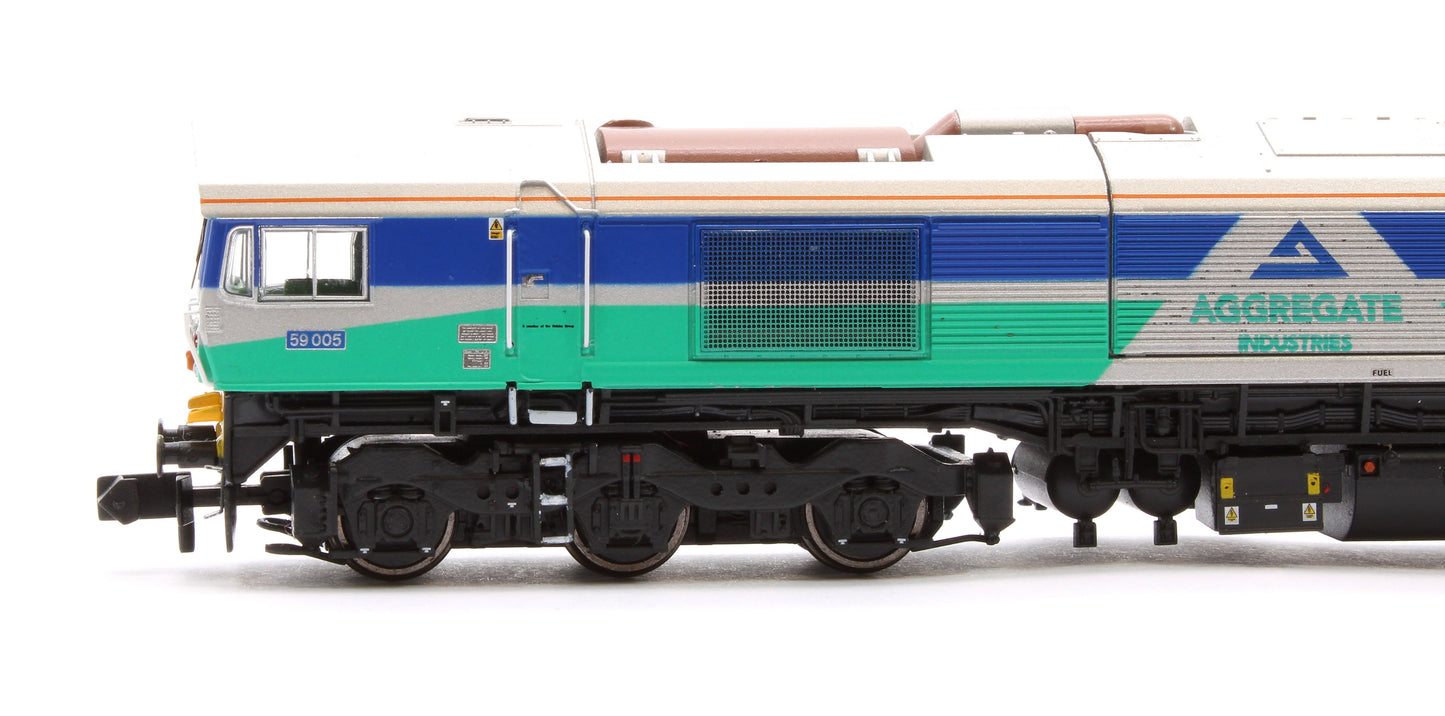 Pre-Owned RT-N59-AI-005DC Class 59 59005 Aggregate Industries  Kenneth J Painter Diesel Locomotive