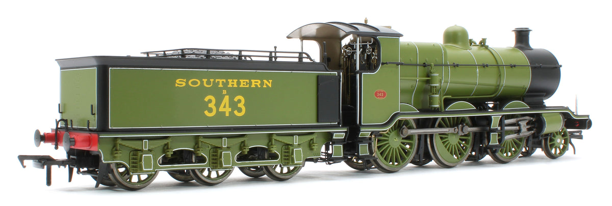 S4102-03 LB&SCR K Class 2-6-0 Southern Maunsell SR Urie Sage Green No.343 Steam Locomotive
