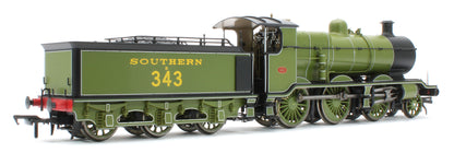S4102-03 LB&SCR K Class 2-6-0 Southern Maunsell SR Urie Sage Green No.343 Steam Locomotive
