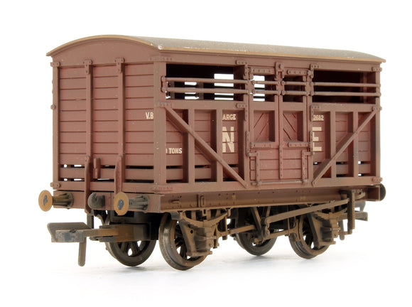 Pre-Owned 12 Ton LMS Cattle Wagon NE Brown (Custom Weathered)