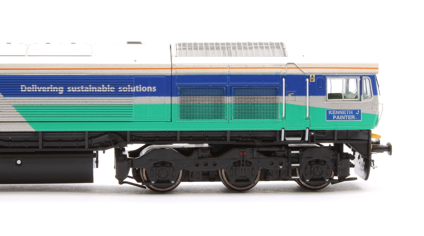 Pre-Owned RT-N59-AI-005DC Class 59 59005 Aggregate Industries  Kenneth J Painter Diesel Locomotive