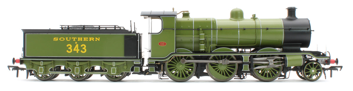 S4102-03 LB&SCR K Class 2-6-0 Southern Maunsell SR Urie Sage Green No.343 Steam Locomotive