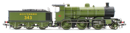 S4102-03 LB&SCR K Class 2-6-0 Southern Maunsell SR Urie Sage Green No.343 Steam Locomotive