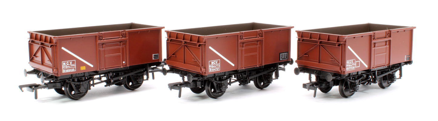 BR 16T Steel Mineral Top Flap Doors 3-Wagon Pack BR Bauxite (TOPS)