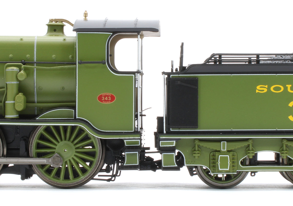 S4102-03 LB&SCR K Class 2-6-0 Southern Maunsell SR Urie Sage Green No.343 Steam Locomotive