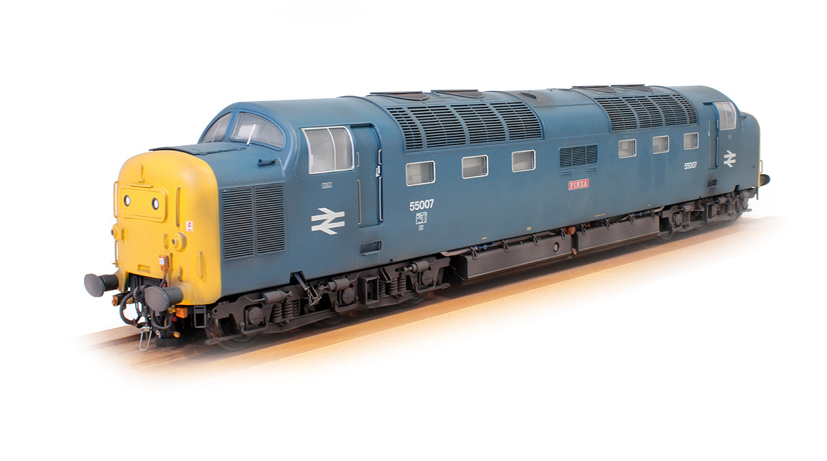 Pre-Owned BR Blue Class 55007 Deltic 'Pinza' Diesel Locomotive - Custom Weathered