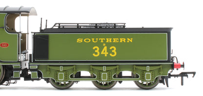 S4102-03 LB&SCR K Class 2-6-0 Southern Maunsell SR Urie Sage Green No.343 Steam Locomotive