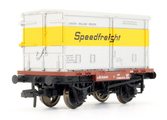 Pre-Owned Conflat A Wagon With BA Ventilated Container 'Speedfreight'