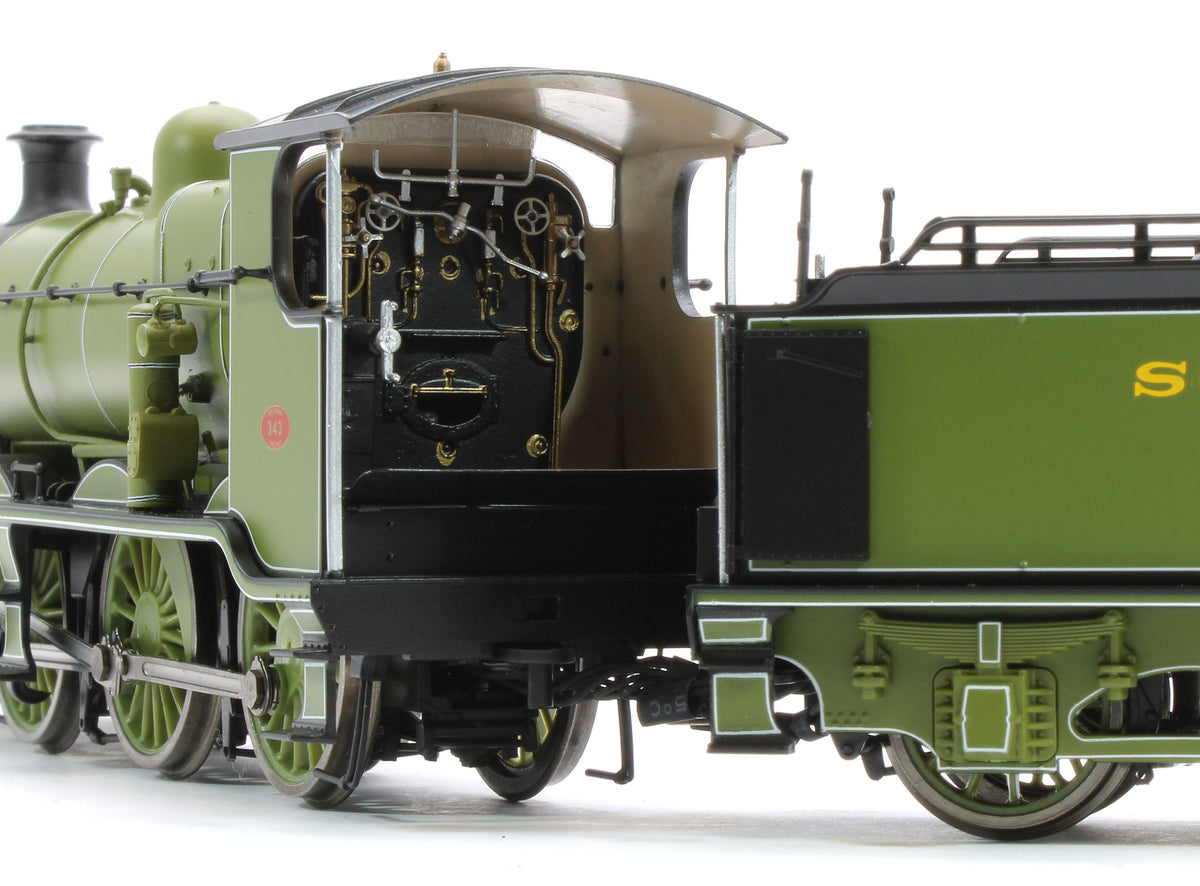 S4102-03 LB&SCR K Class 2-6-0 Southern Maunsell SR Urie Sage Green No.343 Steam Locomotive