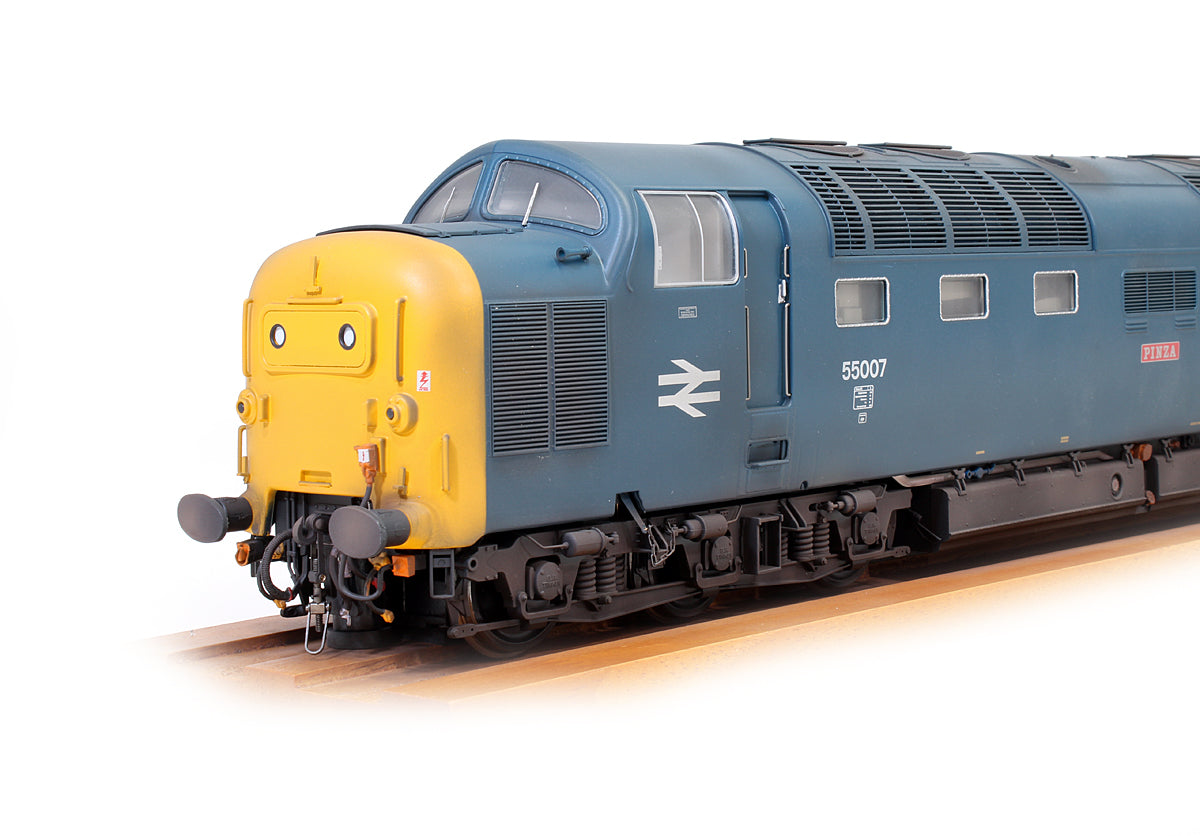 Pre-Owned BR Blue Class 55007 Deltic 'Pinza' Diesel Locomotive - Custom Weathered