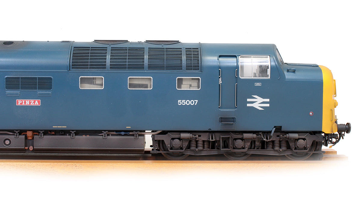 Pre-Owned BR Blue Class 55007 Deltic 'Pinza' Diesel Locomotive - Custom Weathered