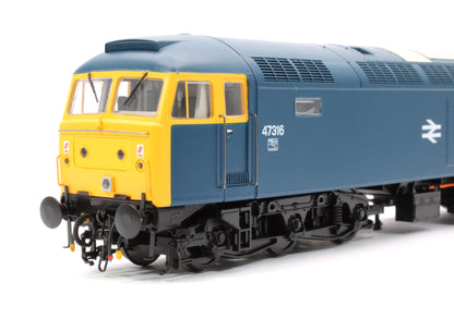 Class 47 316 BR Blue (plated headcode panels) Diesel Locomotive - DCC Sound