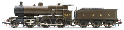 S4102-02 LB&SCR K Class 2-6-0 LBSC Umber Brown No.342 Steam Locomotive