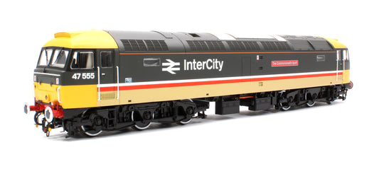 Class 47 555 'The Commonwealth Spirit' InterCity Executive Diesel Locomotive - DCC Sound