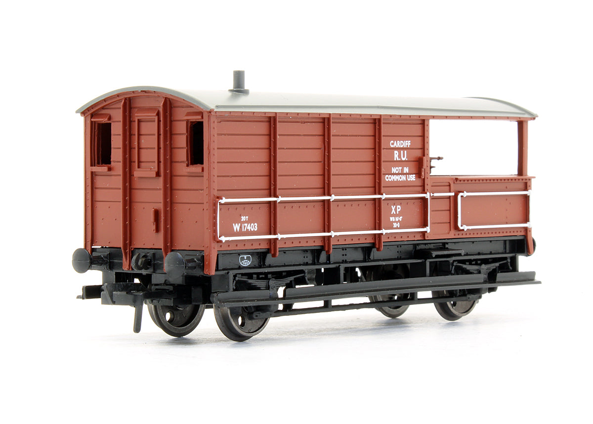 Pre-Owned 33-307 20 Ton Toad Brake Van BR Bauxite