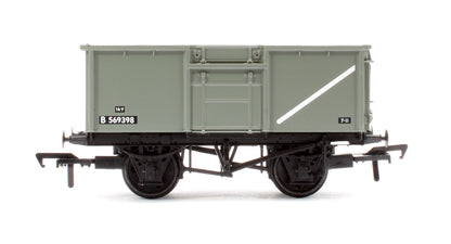 BR 16T Steel Mineral Top Flap Doors 3-Wagon Pack BR Grey (Early) (with Load)