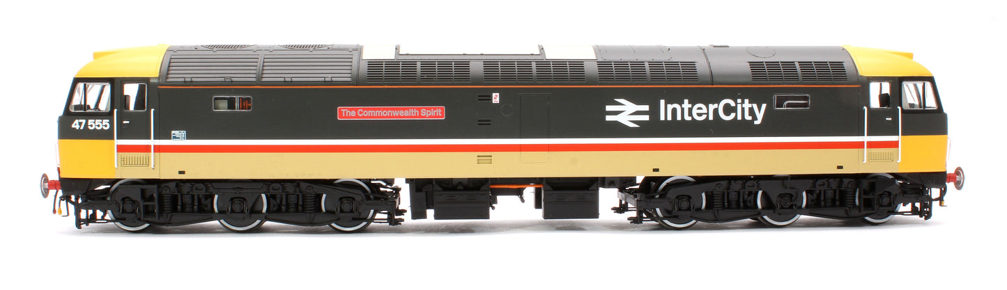 Pre-Owned 4724 Class 47 555 'The Commonwealth Spirit' InterCity Executive Diesel Locomotive