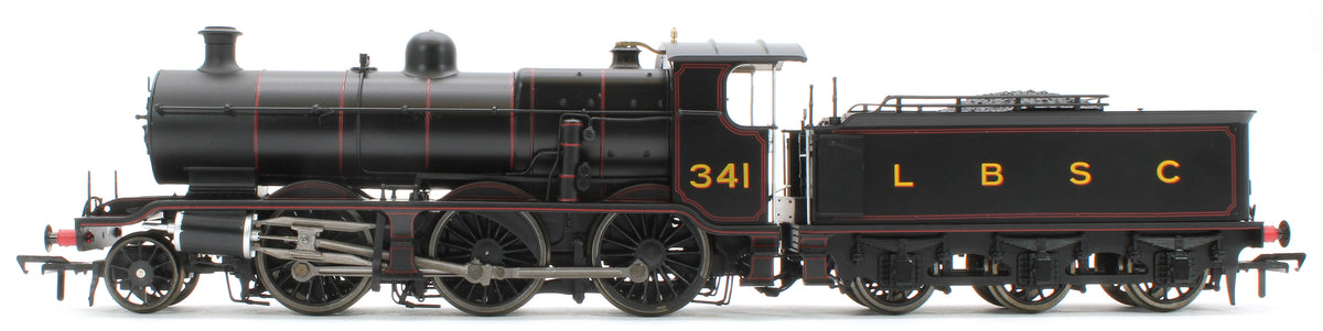 S4102-01 LB&SCR K Class 2-6-0 LBSC Black No.341 Red Lining Steam Locomotive