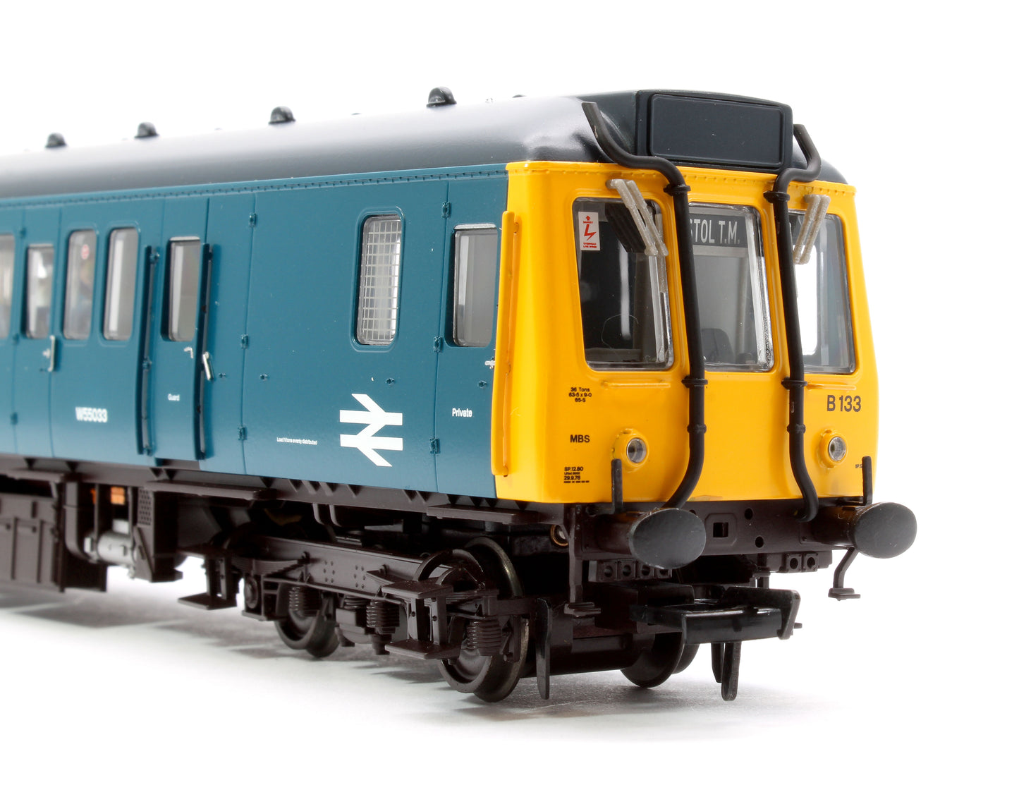 Class 121 Single-Car DMU W55033 BR Blue - Fitted Passengers