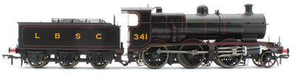 S4102-01 LB&SCR K Class 2-6-0 LBSC Black No.341 Red Lining Steam Locomotive