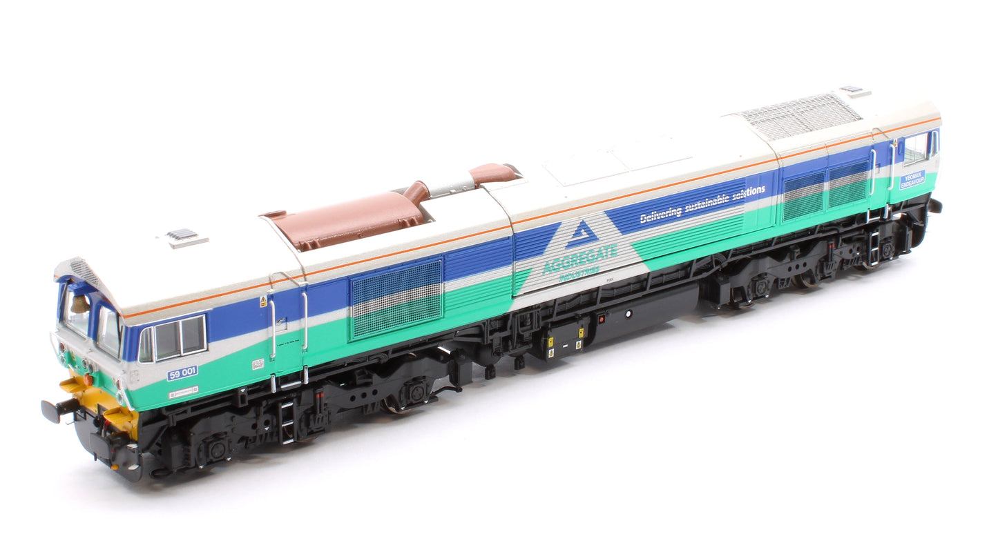 Class 59 59001 Aggregate Industries Yeoman Endeavour Diesel Locomotive - DCC Sound