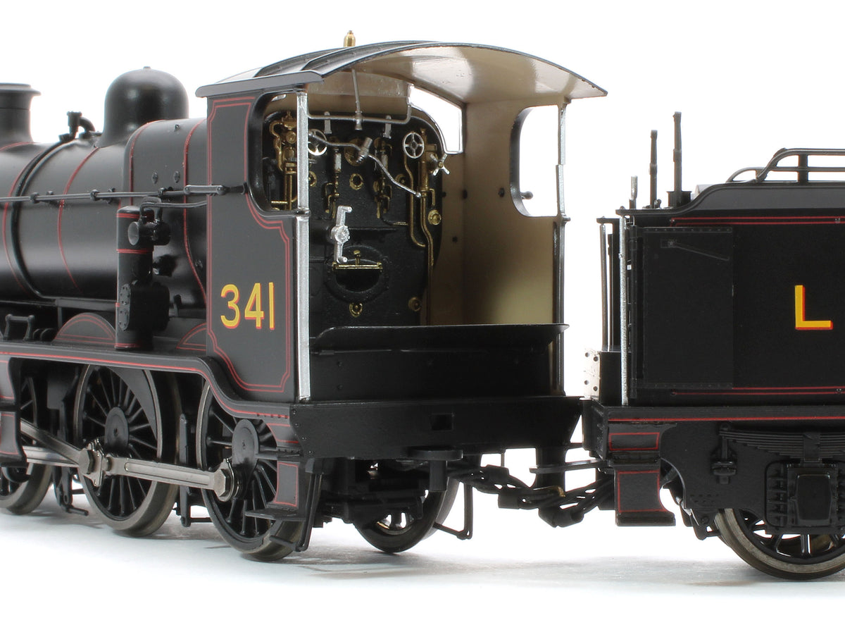 S4102-01 LB&SCR K Class 2-6-0 LBSC Black No.341 Red Lining Steam Locomotive