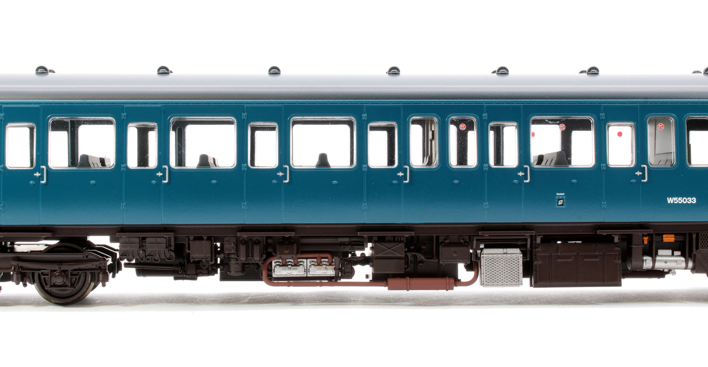 Class 121 Single-Car DMU W55033 BR Blue - DCC Sound