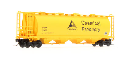 Pre-Owned Cylindrical Covered Hopper Round Hatch UNPX Alcan Chemical Products - Road #121405